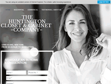 Tablet Screenshot of huntingtoncloset.com